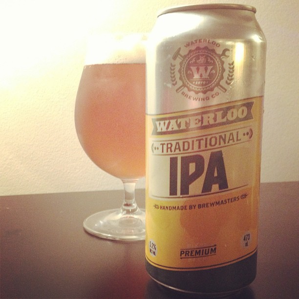 Traditional IPA by Waterloo Brewing Co. 